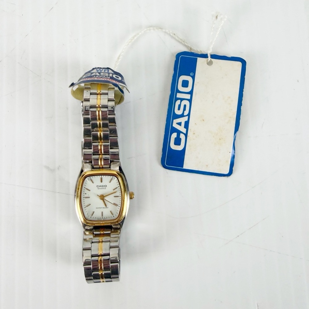 Casio LTP-1169G Quartz Water Resistant Two Tone Analog Wristwatch Watch